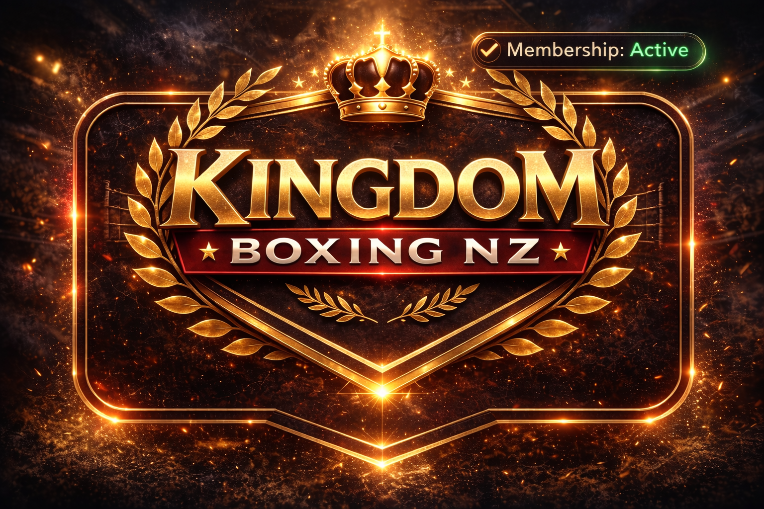 Kingdom Boxing NZ Hero Shield